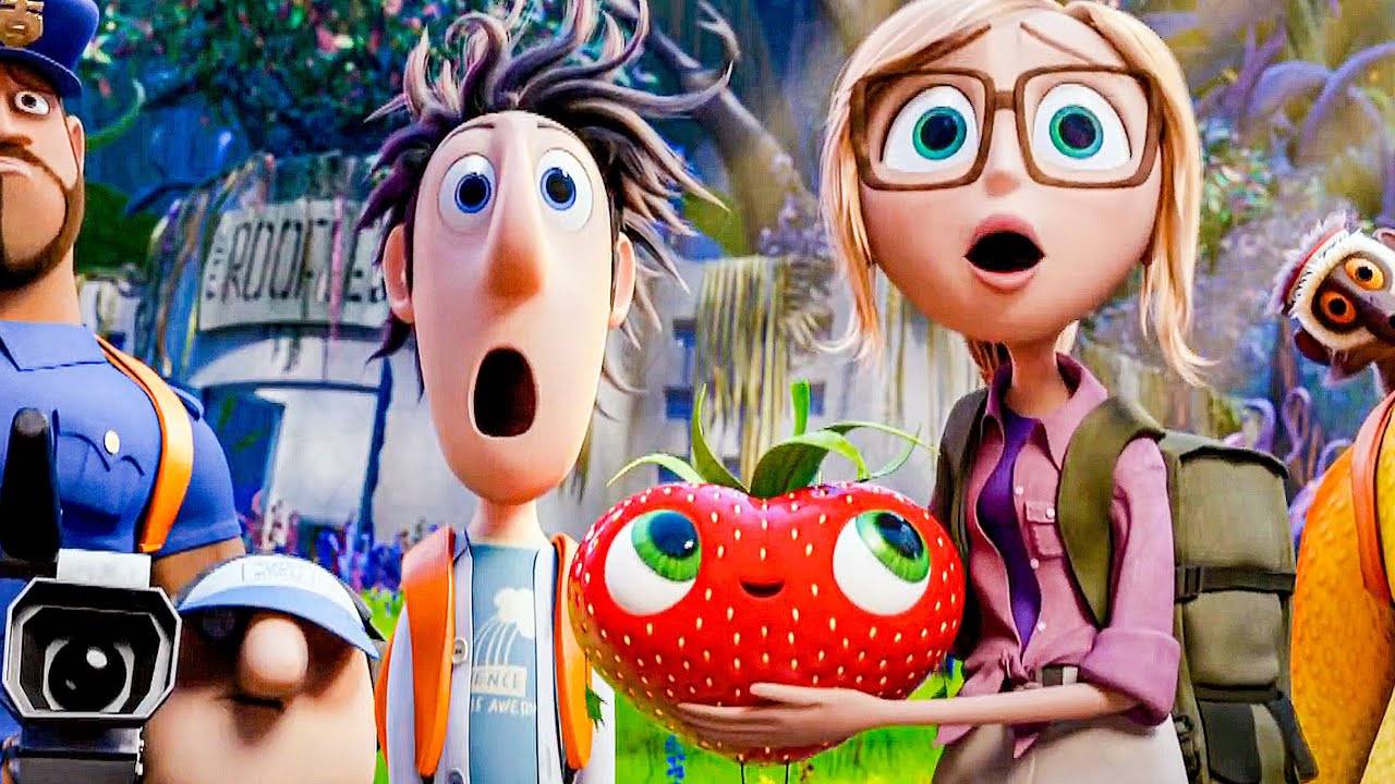 Watch the official clip compilation for Cloudy with a Chance of Meatballs 2